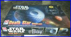 STAR WARS 3 AMT ERTL sealed model kits STAR DESTROYER, DEATH STAR, SPEEDER BIKE