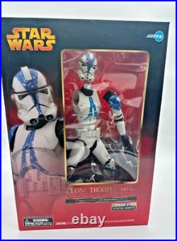 STAR WARS ARTFX BLUE CLONE TROOPER EP3 Ver 1/7 Soft Vinyl Simple Model kit