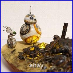 STAR WARS BB-8&D-O Diorama SET ALl Painted LED Cuctom BANDAI Model Kit