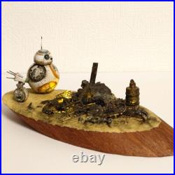 STAR WARS BB-8&D-O Diorama SET ALl Painted LED Cuctom BANDAI Model Kit