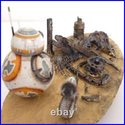 STAR WARS BB-8&D-O Diorama SET ALl Painted LED Cuctom BANDAI Model Kit