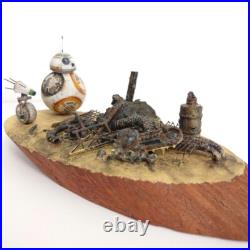 STAR WARS BB-8&D-O Diorama SET ALl Painted LED Cuctom BANDAI Model Kit