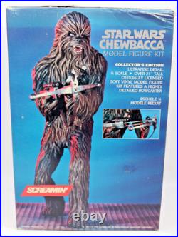 STAR WARS Chewbacca Model Figure Kit 1/4 Collector's Edition Screamin' New