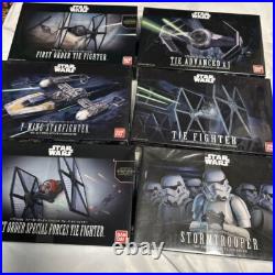 STAR WARS First Order Tie Fighter Advance X1 Y Wing Stormtrooper Model Kit SET 6