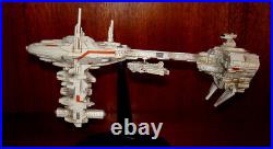 STAR WARS MEDICAL FRIGATE With MILLENIUM FALCON RESIN MODEL HAND MADE