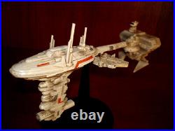 STAR WARS MEDICAL FRIGATE With MILLENIUM FALCON RESIN MODEL HAND MADE