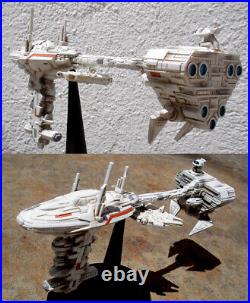 STAR WARS MEDICAL FRIGATE With MILLENIUM FALCON RESIN MODEL HAND MADE