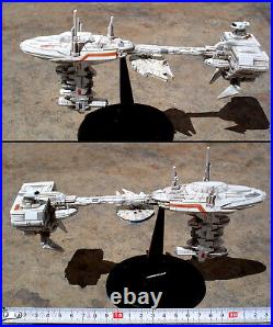 STAR WARS MEDICAL FRIGATE With MILLENIUM FALCON RESIN MODEL HAND MADE