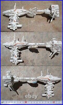 STAR WARS MEDICAL FRIGATE With MILLENIUM FALCON RESIN MODEL HAND MADE