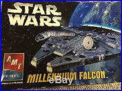 STAR WARS MODEL KIT CutAway Millennium Falcon Return of Jedi AMT NEW in Open Box