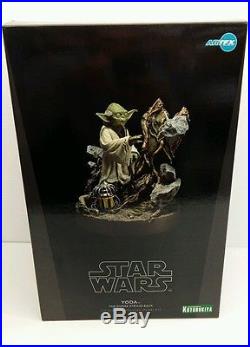 STAR WARS NEW KOTOBUKIYA Yoda 1/7 scale Pre-Painted Model Kit Sealed Box