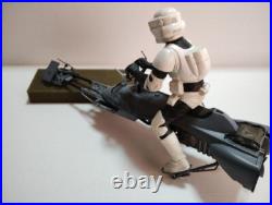 STAR WARS Speeder Bike SET All Painted 112 BANDAI Model Kit