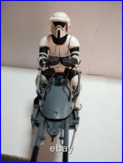 STAR WARS Speeder Bike SET All Painted 112 BANDAI Model Kit