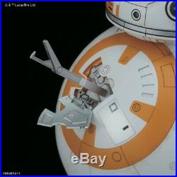 STAR WARS The Force Awakens 1/2 BB-8 LED DisplayBase Model Kit BANDAI