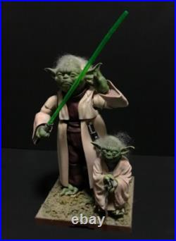 STAR WARS YODA SET 16 All Painted BANDAI Model Kit