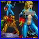 Samus Aran with NSFW 3D Print Garage Kit Figure Model Kit Unpainted Unassembled