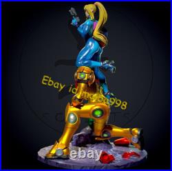 Samus Aran with NSFW 3D Print Garage Kit Figure Model Kit Unpainted Unassembled