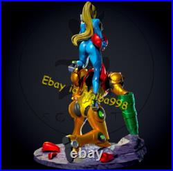 Samus Aran with NSFW 3D Print Garage Kit Figure Model Kit Unpainted Unassembled