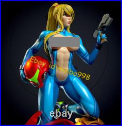 Samus Aran with NSFW 3D Print Garage Kit Figure Model Kit Unpainted Unassembled