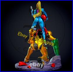 Samus Aran with NSFW 3D Print Garage Kit Figure Model Kit Unpainted Unassembled