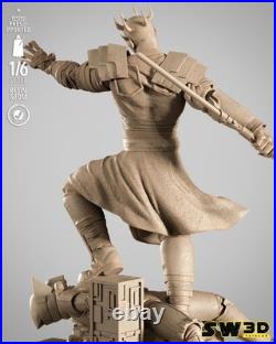Savage Opress Star Wars 3D Printed Figure, Unpainted Clone Wars Model Kit