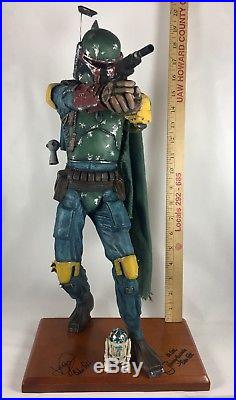 Screamin 1994 Star Wars BOBA FETT 1/4 Scale COMPLETED! Model Statue AUTOGRAPHED