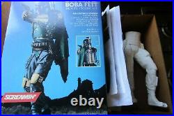 Screamin 1/4 Scale Star Wars Boba Fett Mandalorian Vinyl Model Kit Unmade