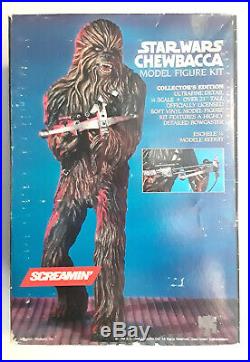 Screamin' / Star Wars / 1/4 scale Vinyl Model Kit / Chewbacca / Complete in Box