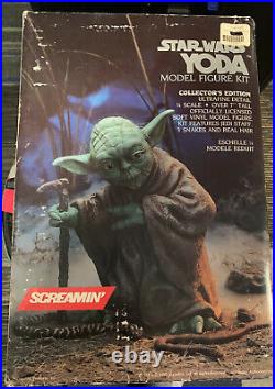 Screamin' Star Wars Yoda Model Kit 1/4 Scale Untrimmed/Unpainted CIB