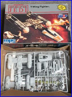 Set of 3 MPC/ERTL Star Wars kits. X-wing, Y-wing and AT-ST from ROTJ. NEW