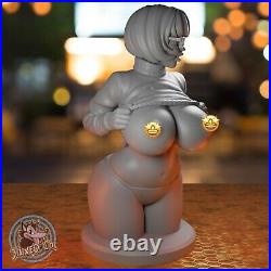 Sexy Velma Bust NSFW 9.2 Scooby-Doo Figure Custom Resin Model Kit DIY Paint