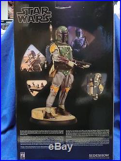 Sideshow Star Wars Boba Fett Return Of The Jedi Premium Format 1/4 Statue New