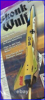 Skonk Wulf flying model rocket kit high quality German jet rocket NEW SEALED
