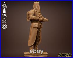 Snowtrooper 3D Printed Figure, Star Wars Empire Resin Statue, Unpainted