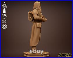 Snowtrooper 3D Printed Figure, Star Wars Empire Resin Statue, Unpainted
