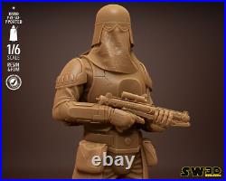 Snowtrooper 3D Printed Figure, Star Wars Empire Resin Statue, Unpainted