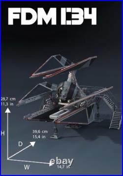 Star Wars 1/32 Scale Deluxe Tie Defender W Cockpit Model Kit Custom 3d W Upgrade