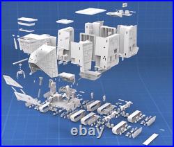 Star Wars 1/72 Jawa Sand Crawler Huge 3d Model Kit 23x11x8 Full Interior