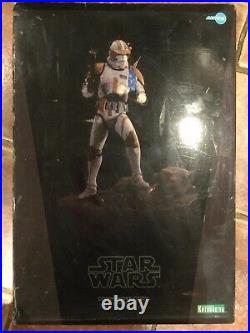 Star Wars 1/7 Scale Commander Cody Light Up Ver. Pre Painted Model Kit ARTFX
