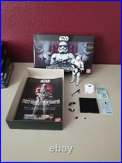 Star Wars Bandai Model Kits (3) Kylo Ren, 1st Order Stormtrooper, Captain Phasma