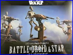Star Wars Battle Droid & Stap 1/12 Scale Plastic model