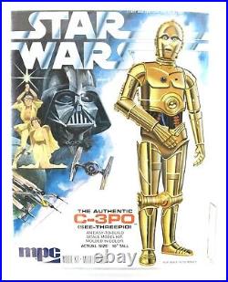 Star Wars C-3PO See Threepio Vintage MPC Model Kit AFA 85 NM+