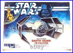 Star Wars Darth Vader Tie Fighter Model Factory Sealed Vintage 1978 MPC (B3S4)