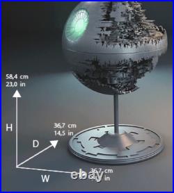 Star Wars Death Star 2 W Base 23 1/544 3d Model Kit Huge W Ceiling Hook