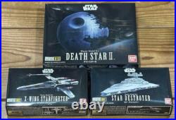 Star Wars Death Star II X-Wing Star Fighter Destroyer SET BANDAI Model Kit
