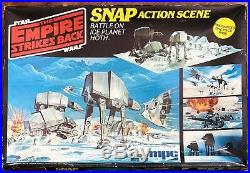 Star Wars Empire Strikes Back Snap Action Scene Model Kit 1981 Ice Plant Hoth