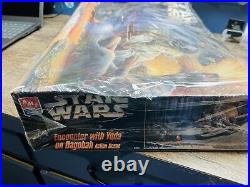 Star Wars Encounter with Yoda on Dagobah Action Scene AMT ERTL Model Kit New MIB