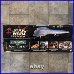 Star Wars Episode 1 Electronic Naboo Royal Starship Blockade Cruiser Playset NIB
