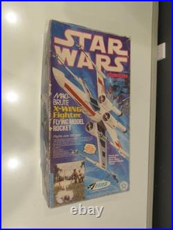 Star Wars Estes Giant Maxi Brute X-Wing Fighter Rocket Flying Model Kit vintage