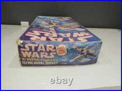 Star Wars Estes Giant Maxi Brute X-Wing Fighter Rocket Flying Model Kit vintage